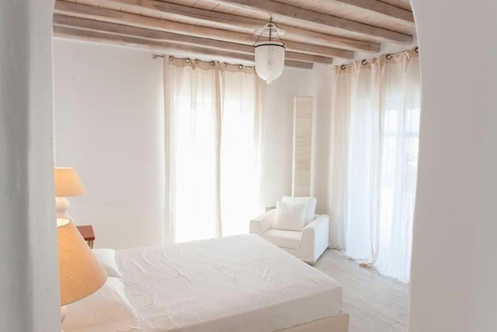 Dreamy Boho 5Bed Villa With Pool And Ocean View Mykonos Town Extérieur photo