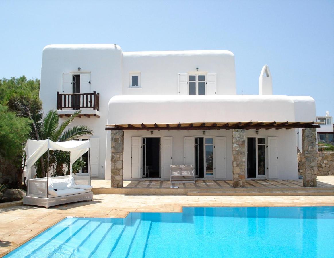 Dreamy Boho 5Bed Villa With Pool And Ocean View Mykonos Town Extérieur photo
